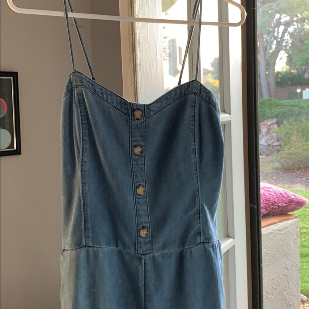 Denim jump suit, brand new never worn